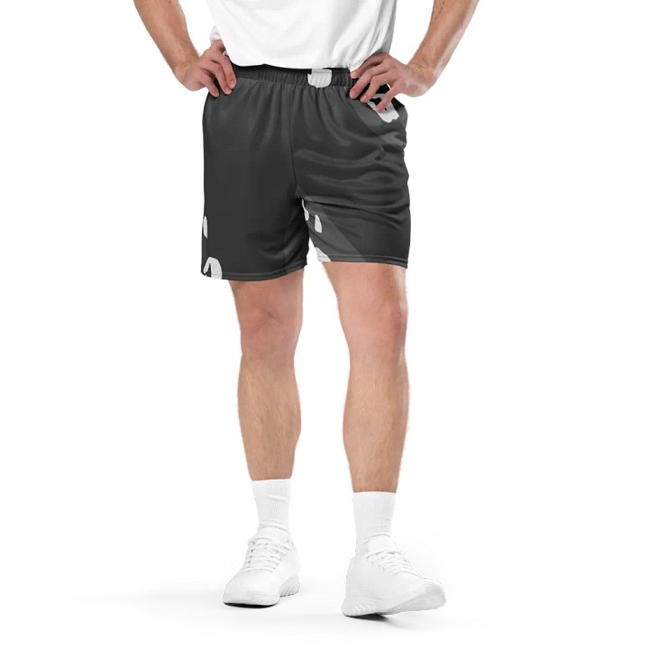 Grey Leopard Unisex Mesh Shorts product image (1)