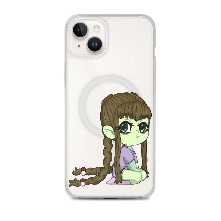 Autumninstitches sitting chibi MagSafe® Clear Case for iPhone® product image (1)