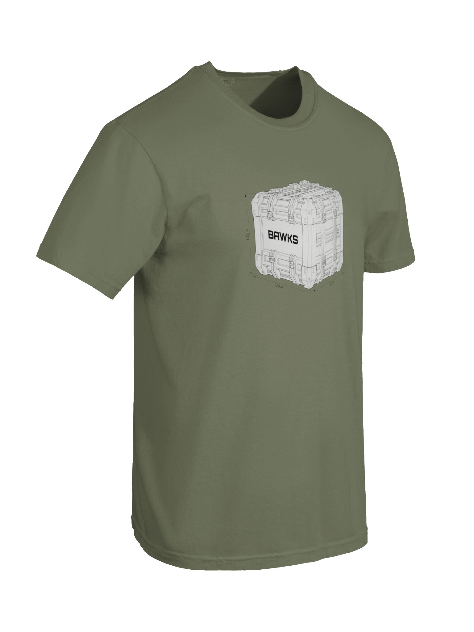 BAWKS – 1.25 m Cargo Box Schematic Tee with WILDKNIGHT Brand product image (6)
