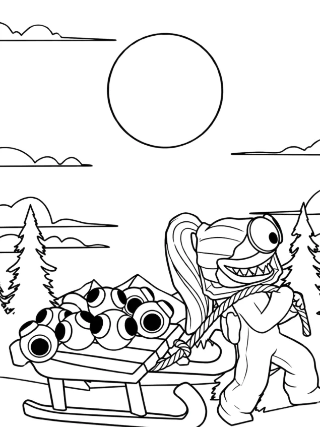 12 CHRISTMAS COLORING PAGES! FREE DOWNLOAD product image (4)