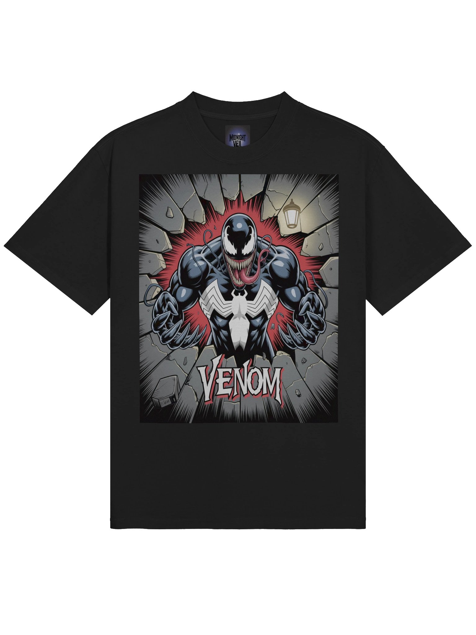 Lantern Breach: Venom Faded Oversized Tee product image (5)