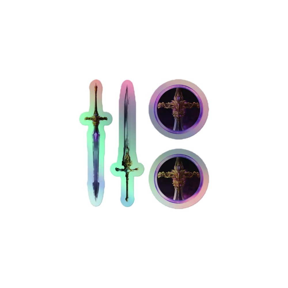 Hazeblade Holographic Sticker Set product image (1)