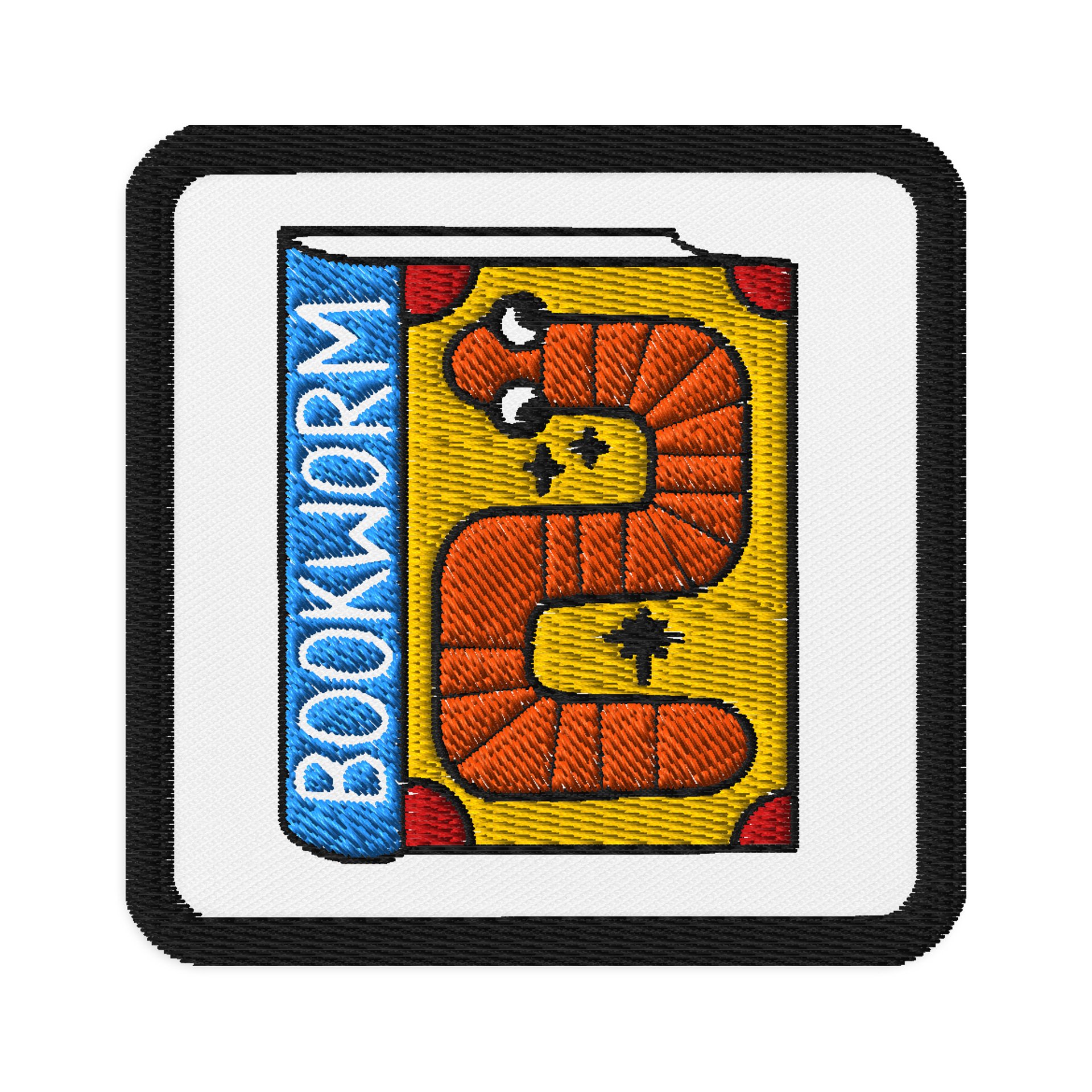 TRASH BADGE: Bookworm - Embroidered Badge product image (1)