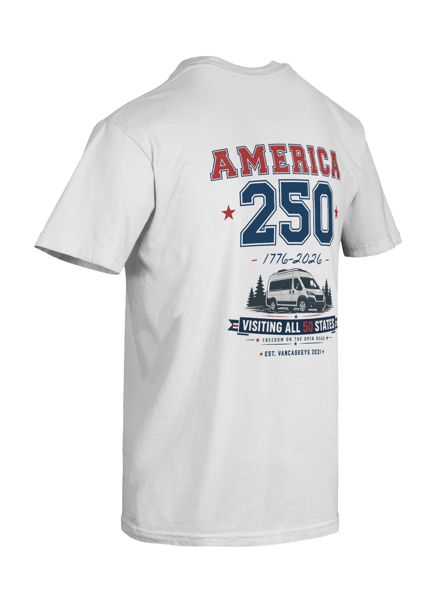 Vanlife-ish 250th Anniversary Shirt for 4th of July T-Shirt for Independence Day Tee product image (8)