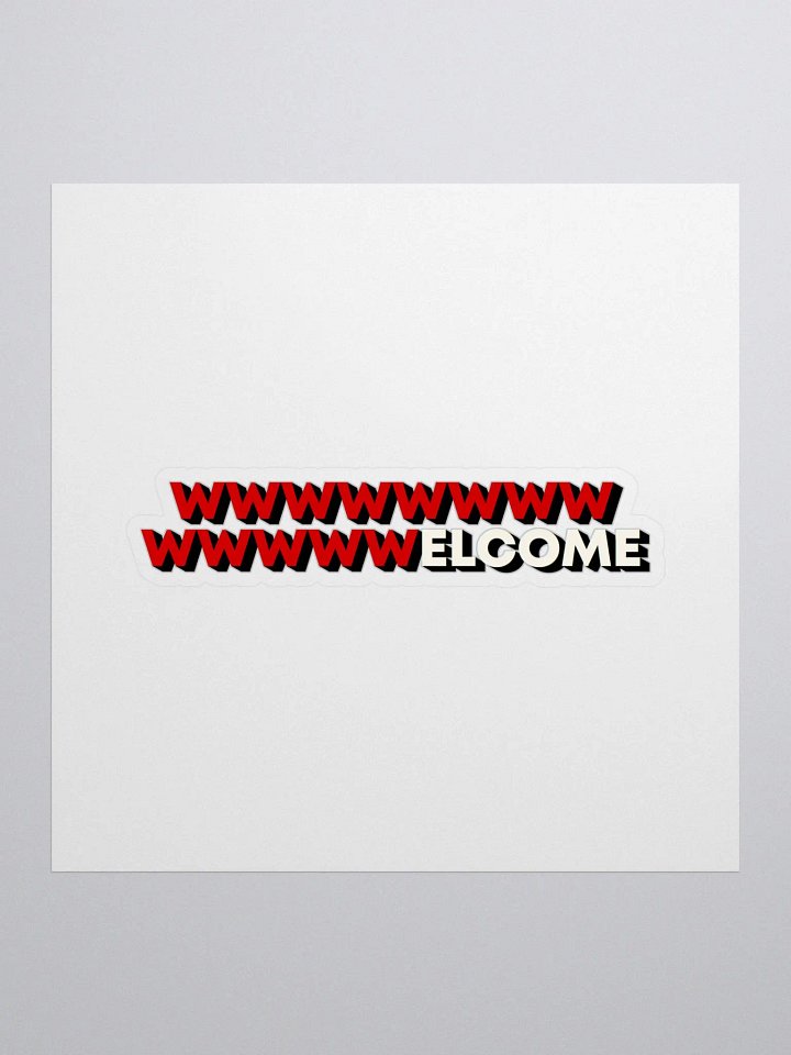 Lincoln 94 Welcome Sticker product image (1)