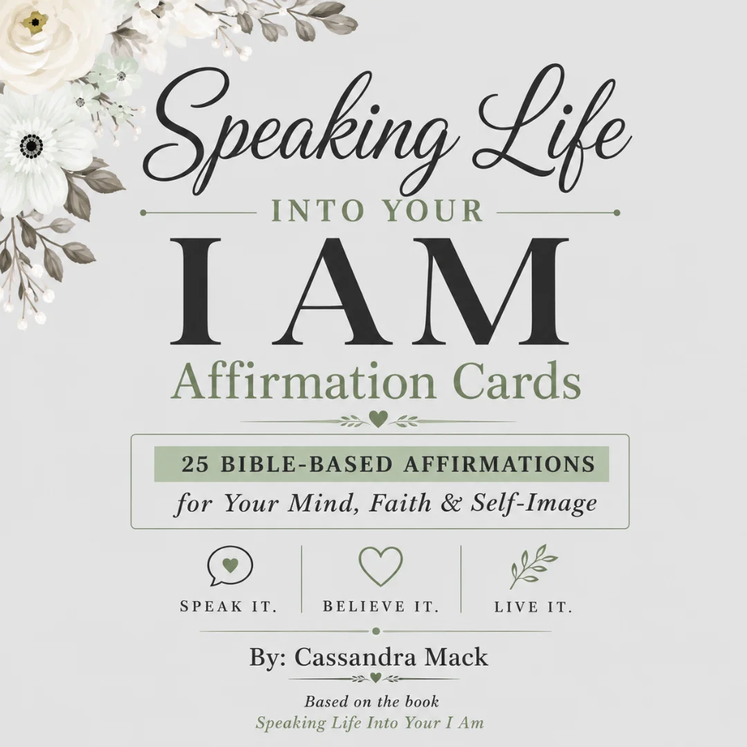 Speaking Life Into Your I Am Print & Cut Affirmation Cards product image (1)
