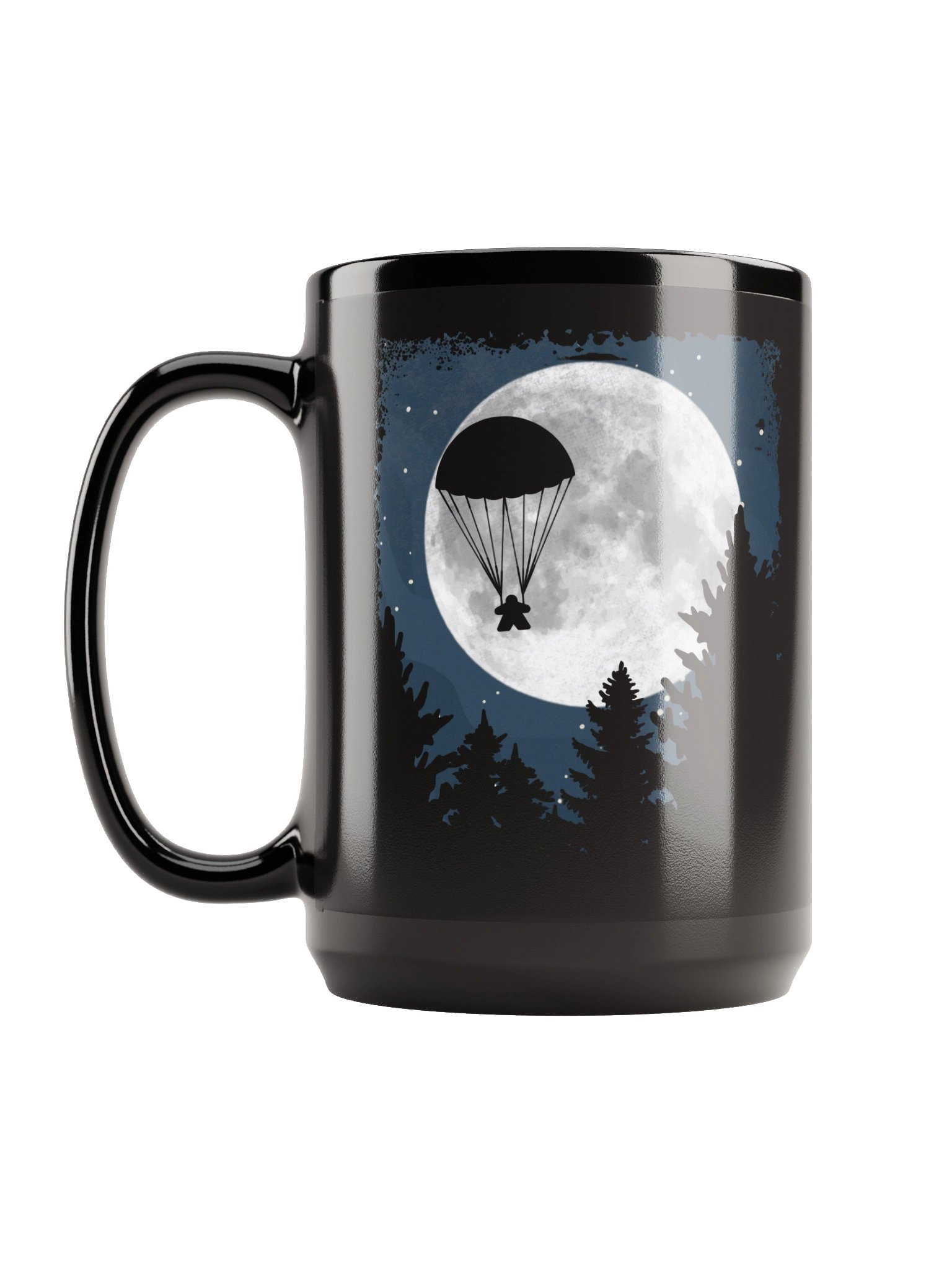 80s Movie Meeple Parachute Board Game 15 oz. Mug product image (7)