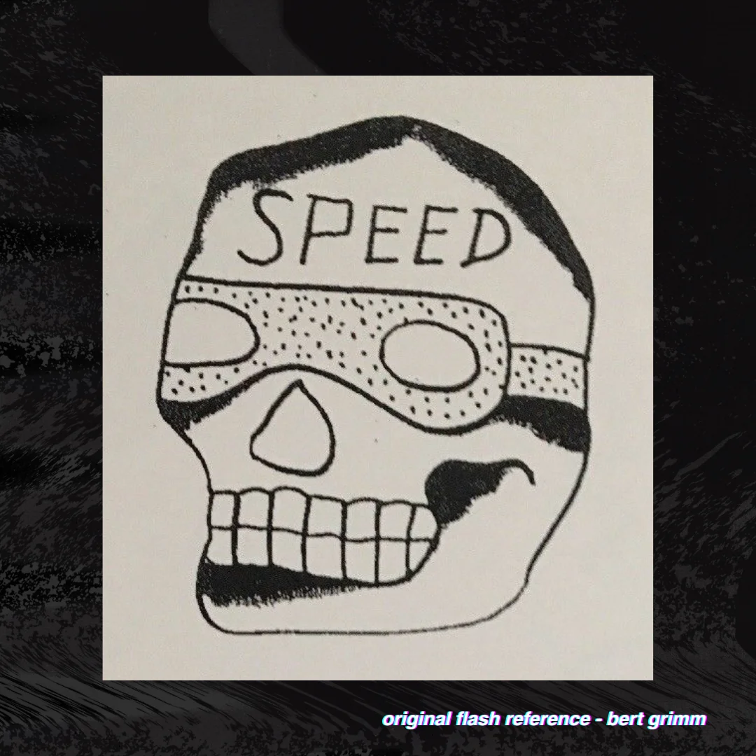 Bert Grimm 'Love' Speed Skull Pattern product image (2)