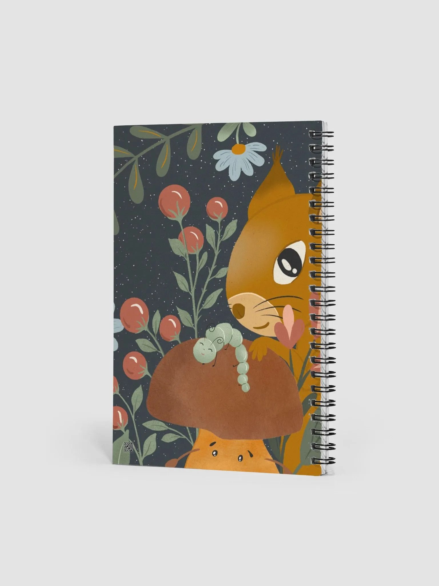Moonlit Forest Love Spiral Notebook product image (3)