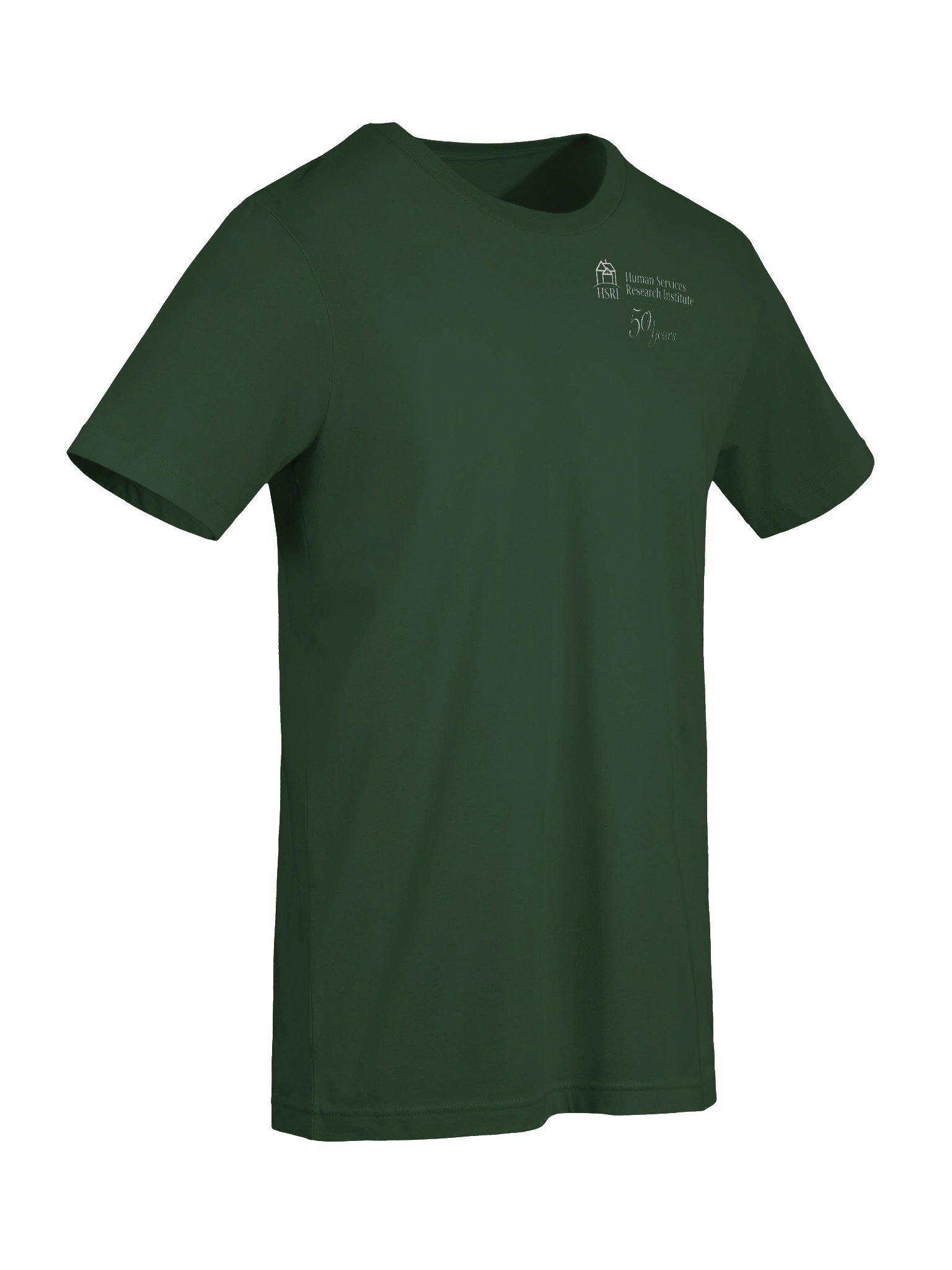 HSRI 50th Anniversary Crewneck Soft-Style T-Shirt - Forest Green product image (7)