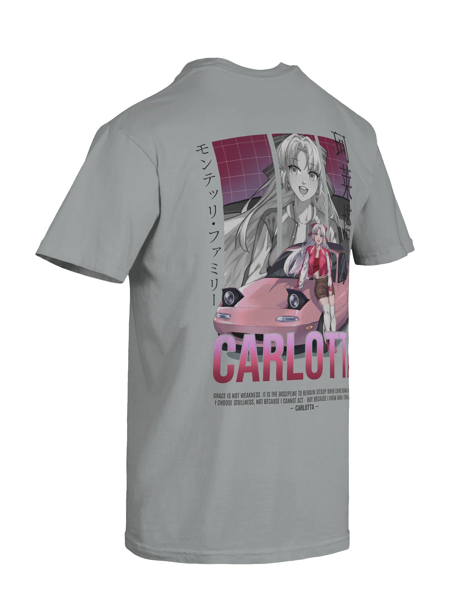 Carlotta JDM T-Shirt (Light Colors) | WuWa Anime Streetwear product image (10)