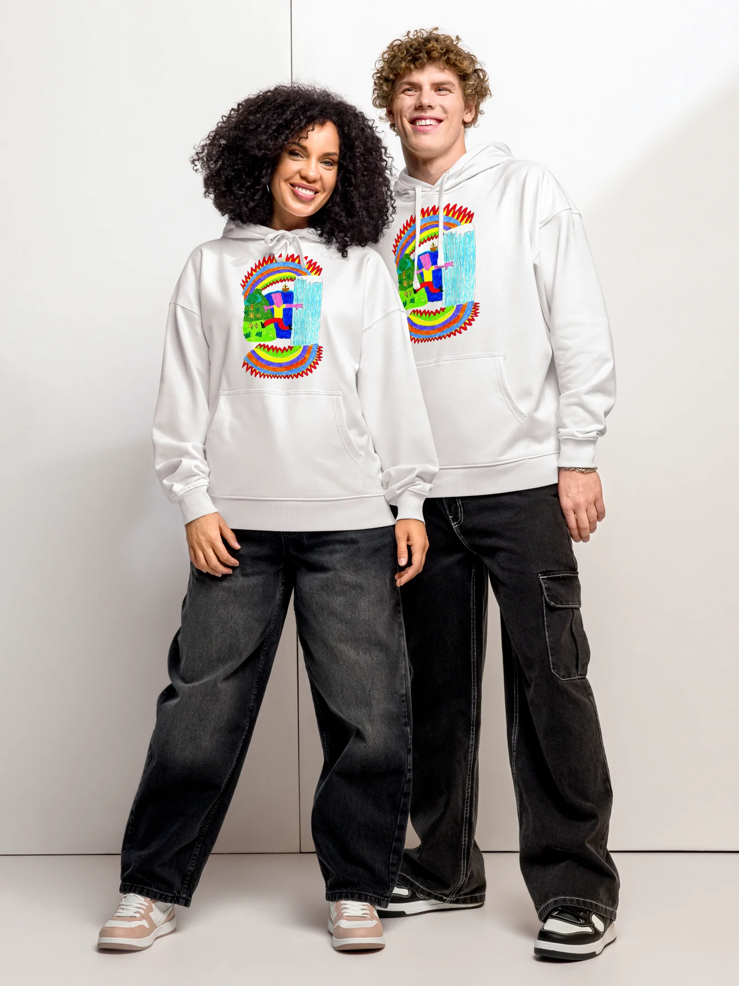 Abstract Lands Beyond Relaxed Hoodie product image (50)