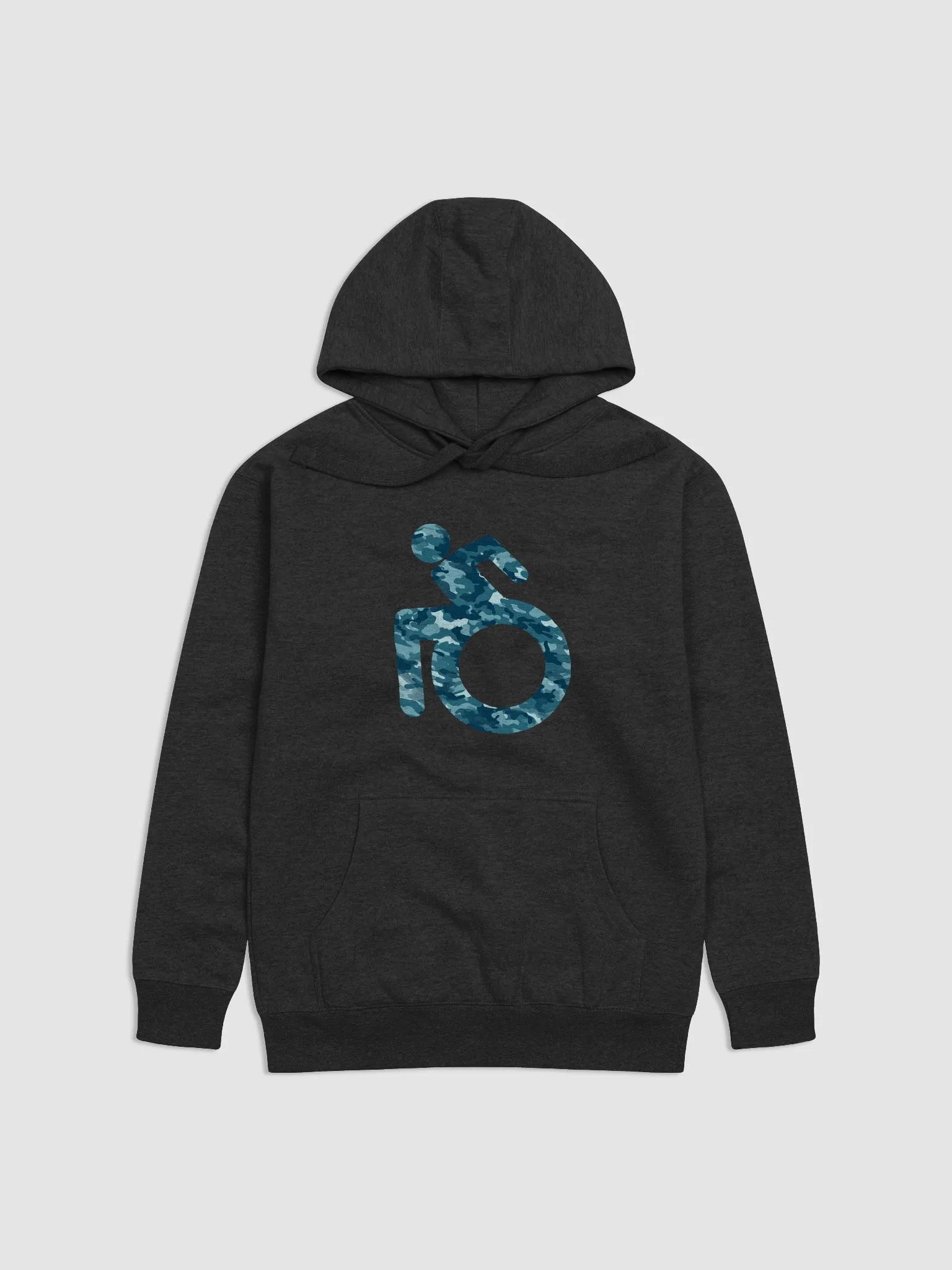 Wheelie, Blue Camo Hoodie product image (1)