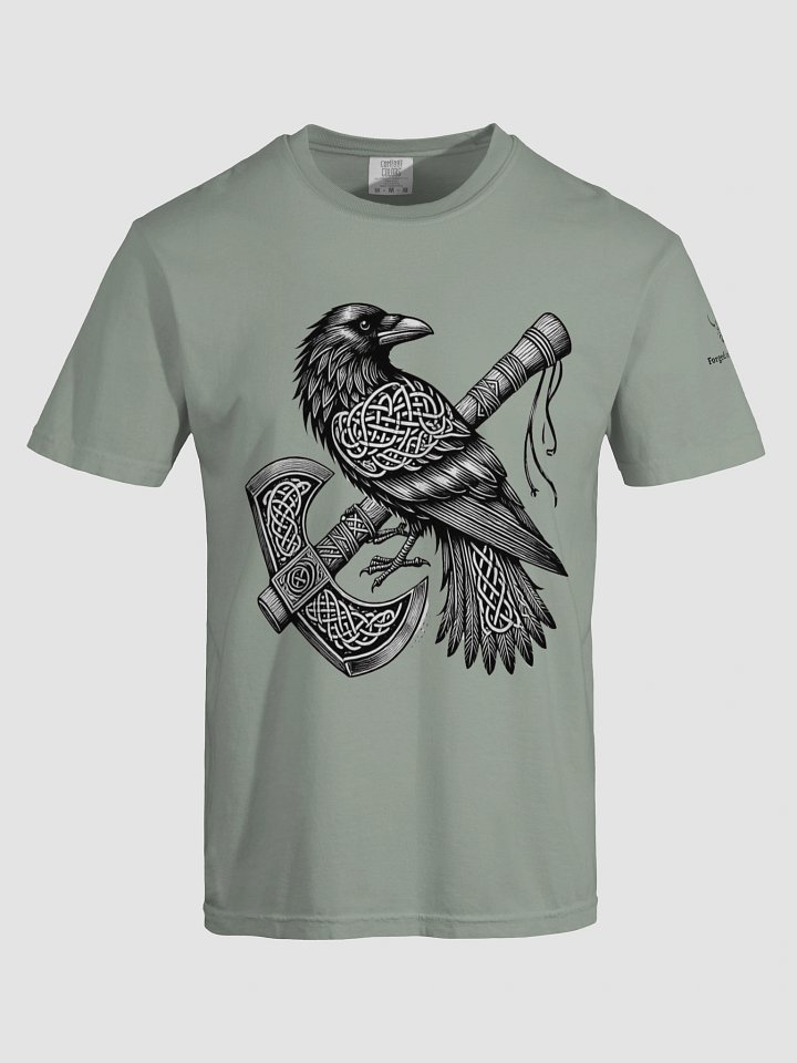 Forged In Valhalla: Raven of the Berserker Axe T-Shirt product image (97)