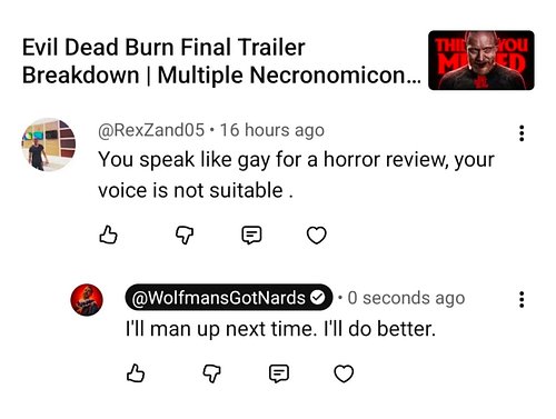2 polar opposite comments within an hour of each other. 🤣