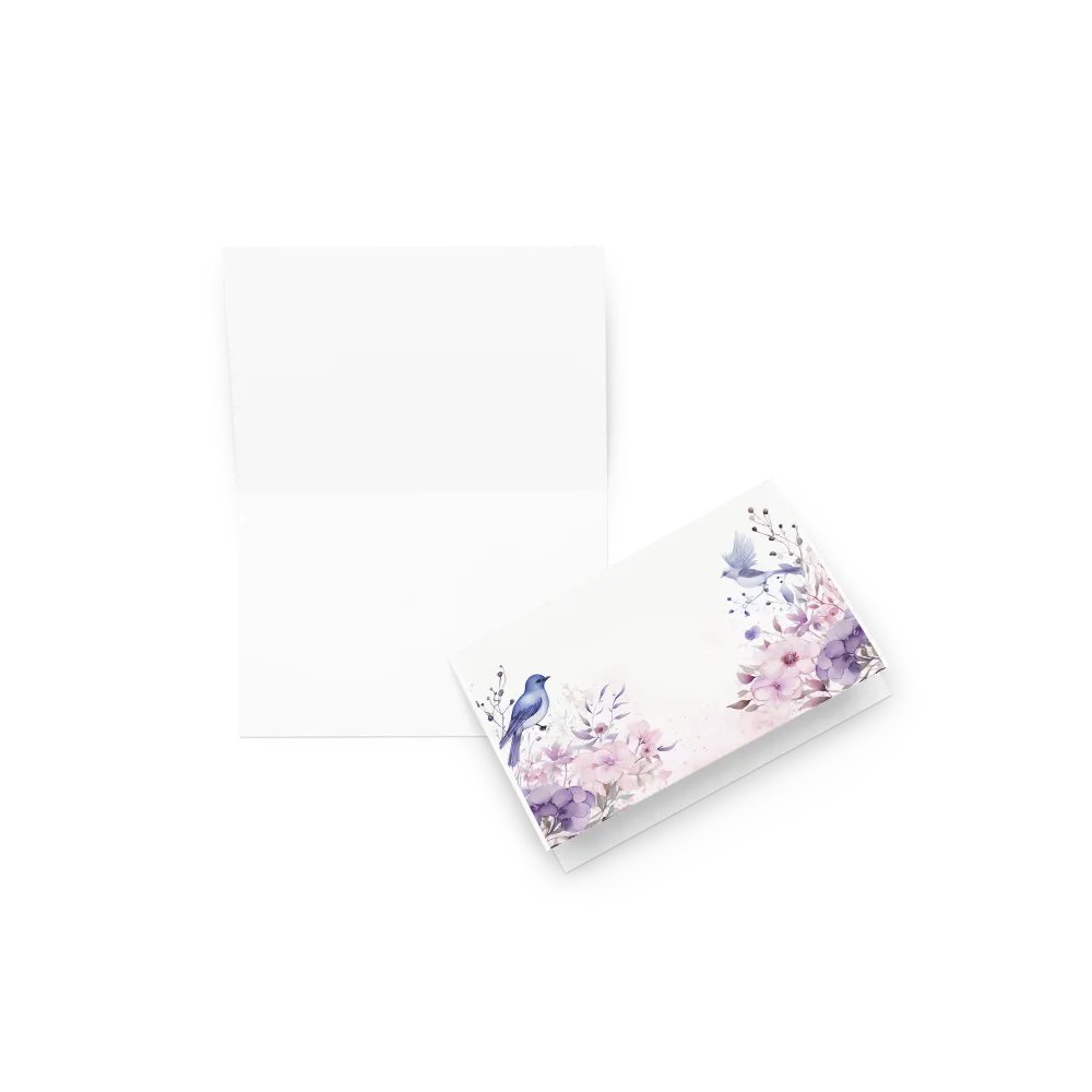 All-Occasion Greeting Card: Watercolor Birds and Florals product image (5)