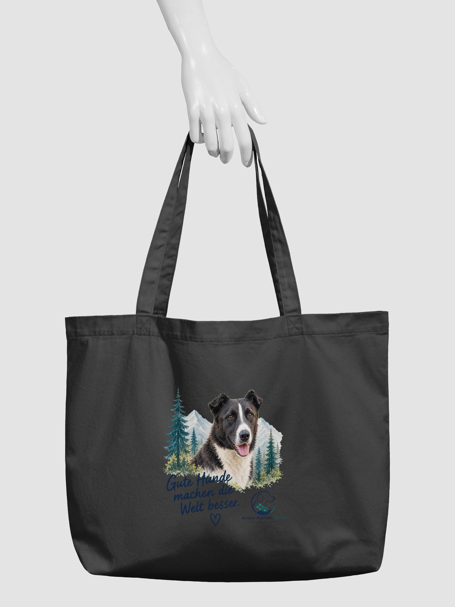 Lucky – Gute Hunde machen die Welt besser Organic Tote product image (5)