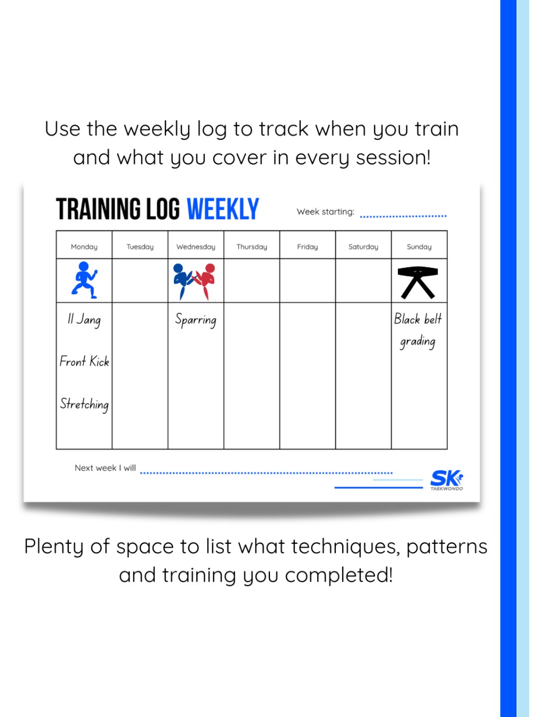 Training Tracker Printable Pack product image (4)