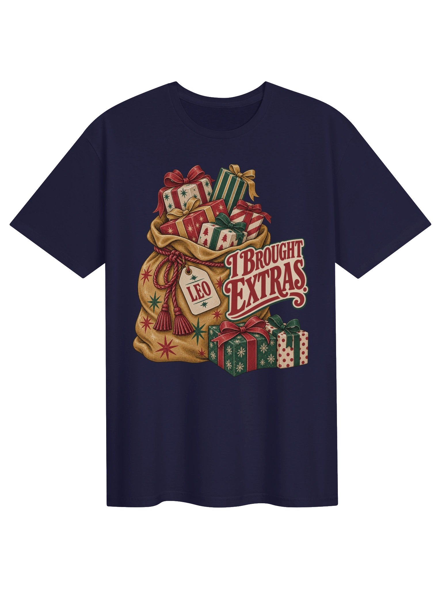 Leo I Brought Extras Christmas T-Shirt product image (1)