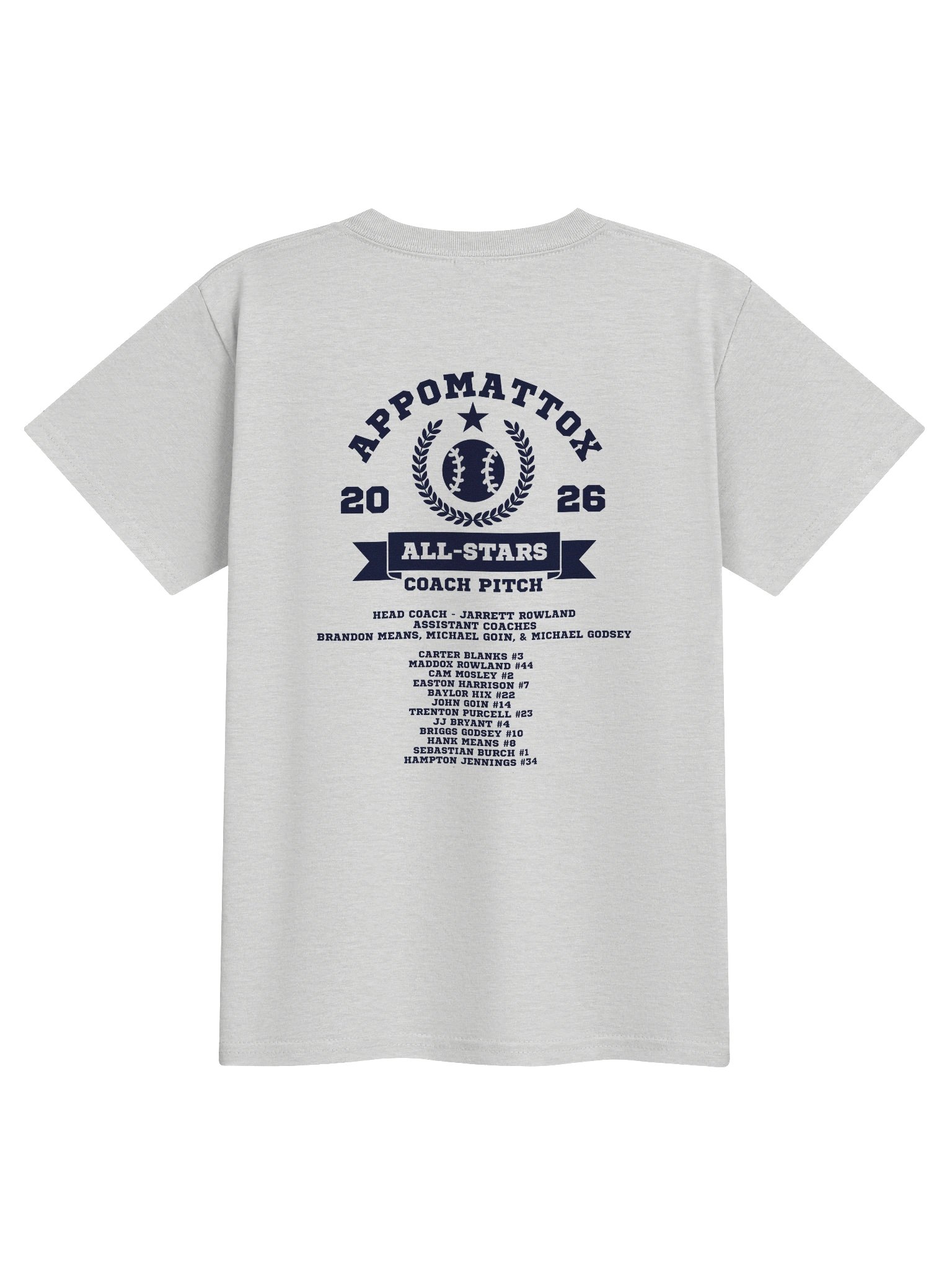 Youth Appomattox All-Stars Coach Pitch Team product image (4)
