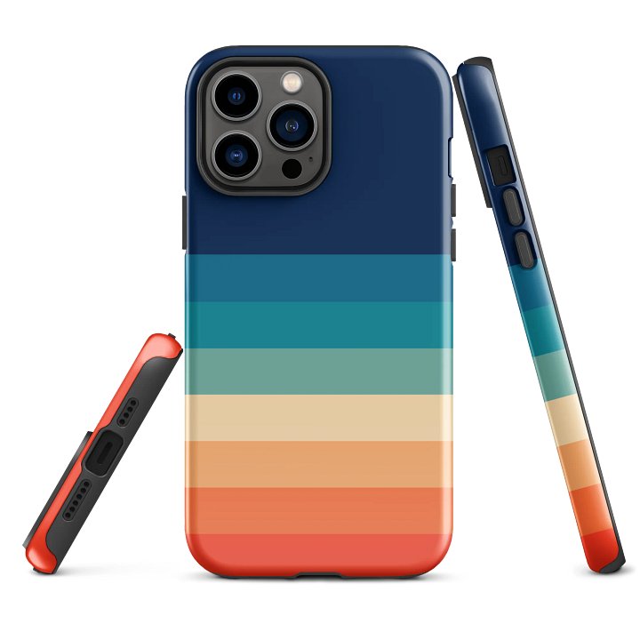 Retro Gradient iPhone Tough Case product image (2)