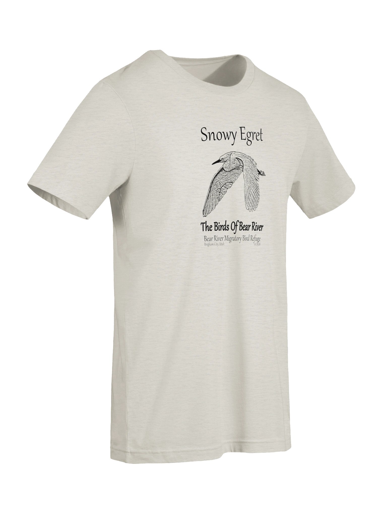 Birds of Bear River Snowy Egret Unisex T-shirt product image (119)