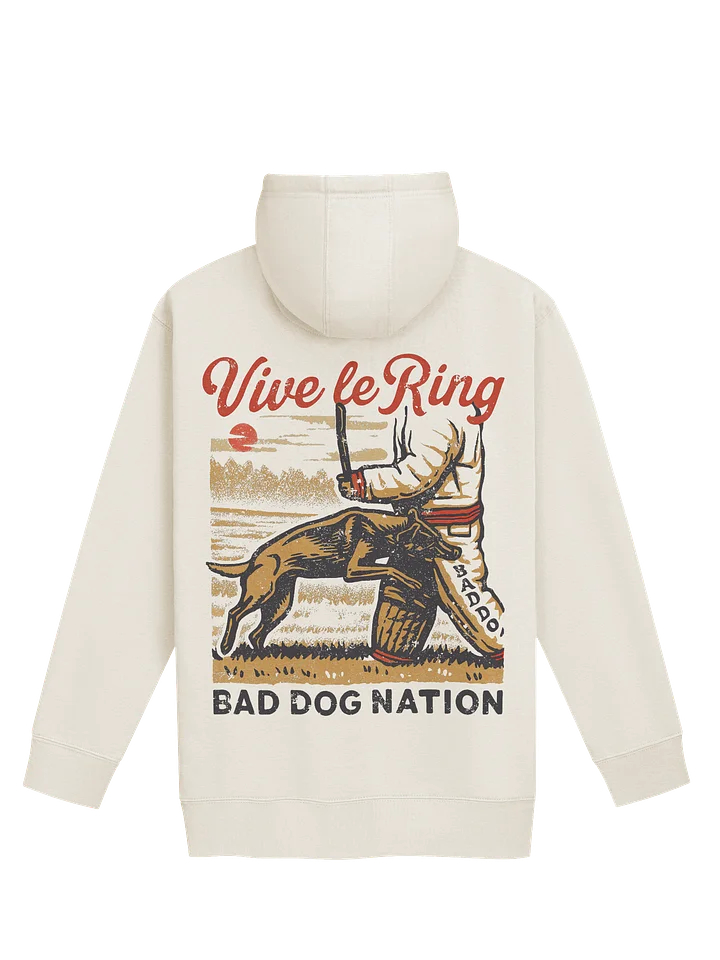 Vive le Ring Vintage - French Ring - Premium Adult Unisex Hoodie product image (1)
