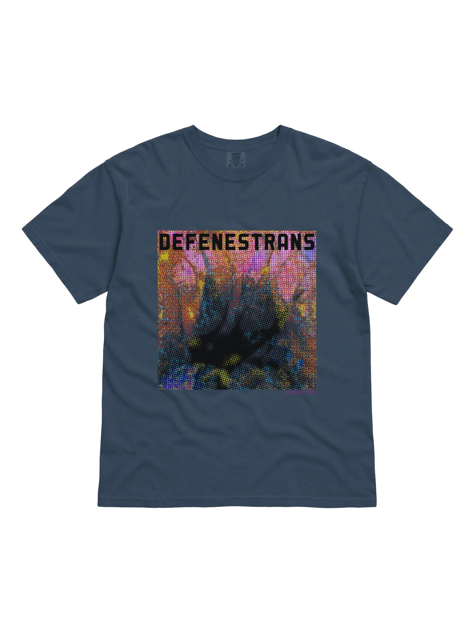 Defenestrans "glow" logo t-shirt product image (1)
