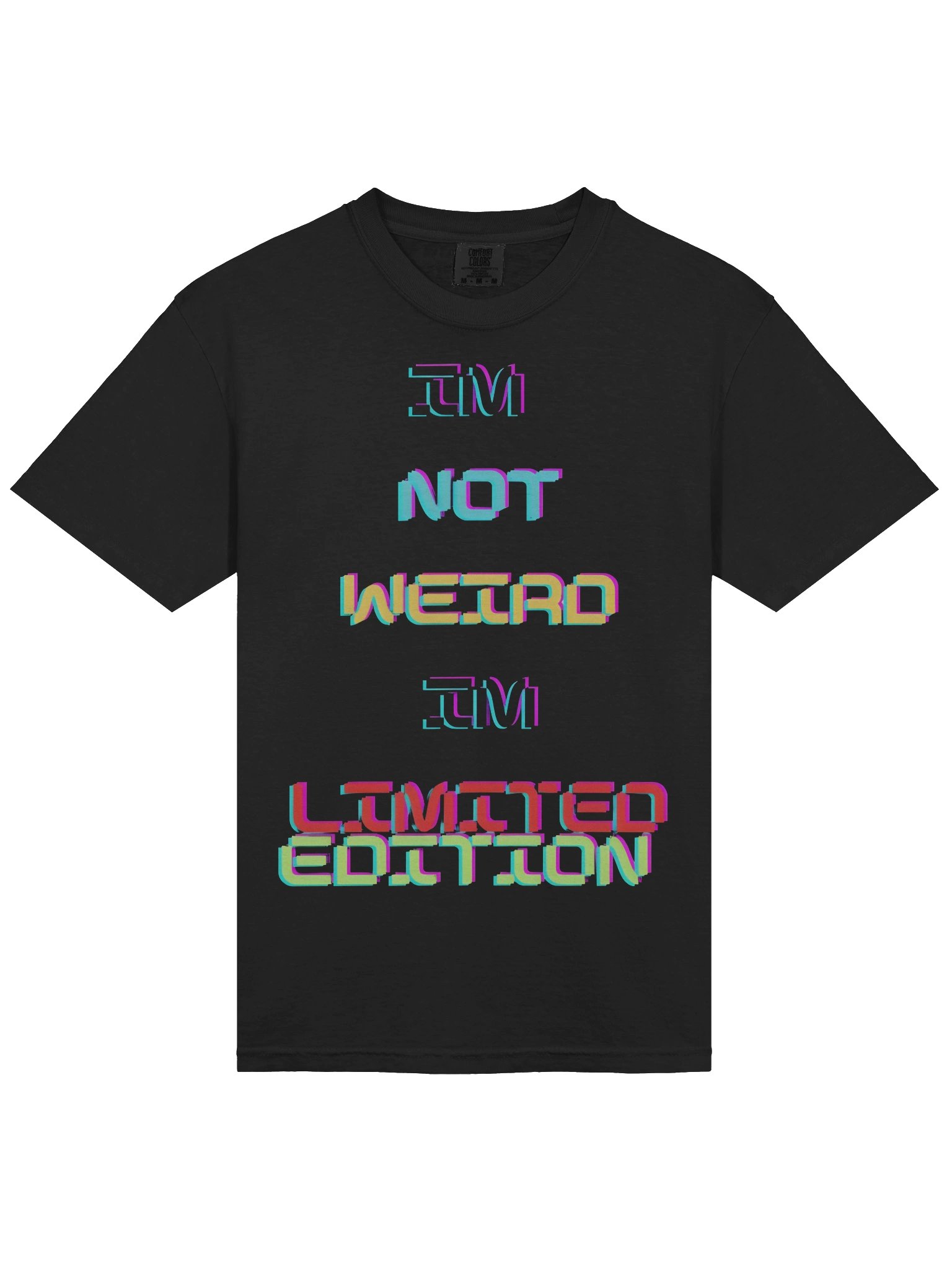 im not weird tshirt product image (3)