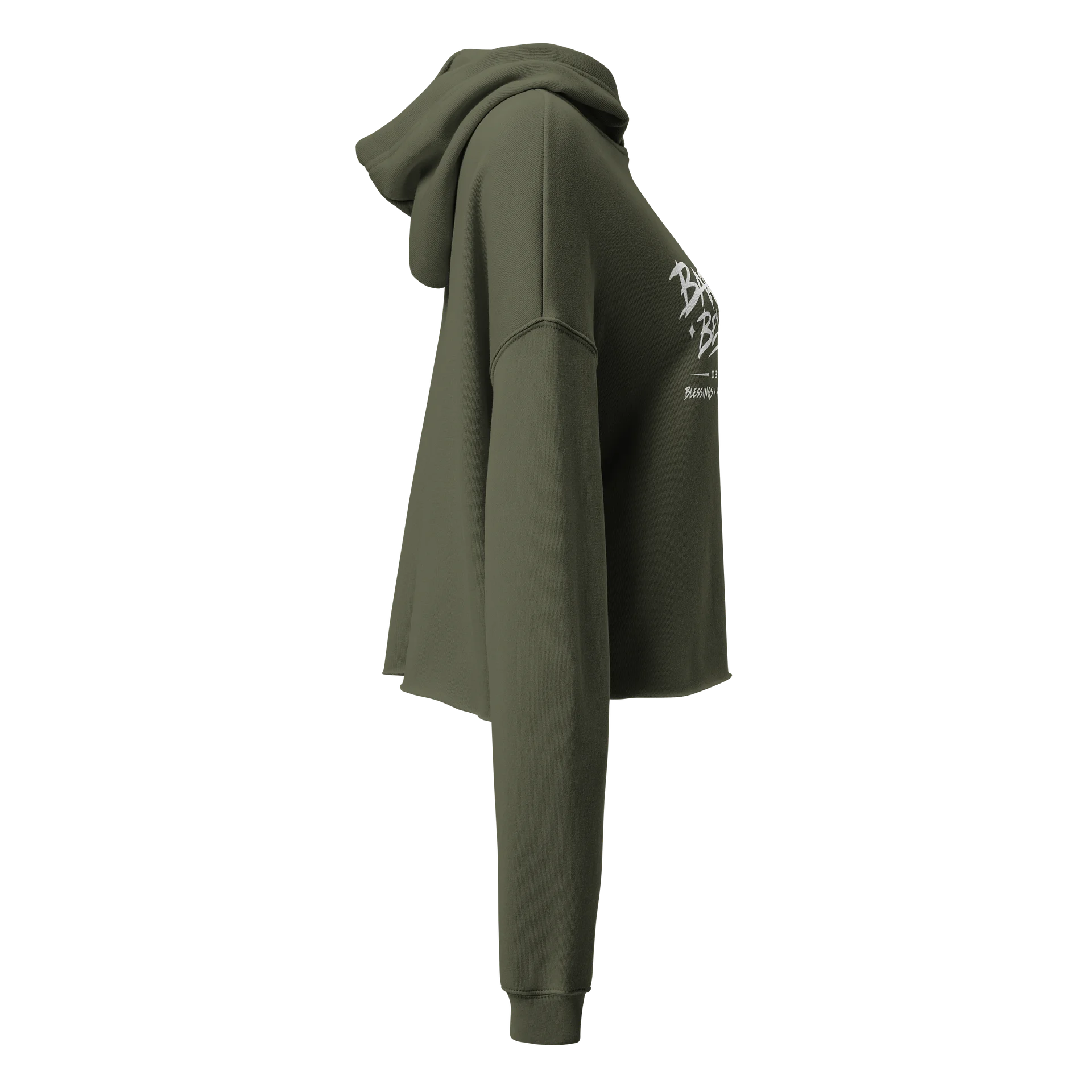 Barakah Beyond 03 Signature Adult Crop Hoodie product image (7)