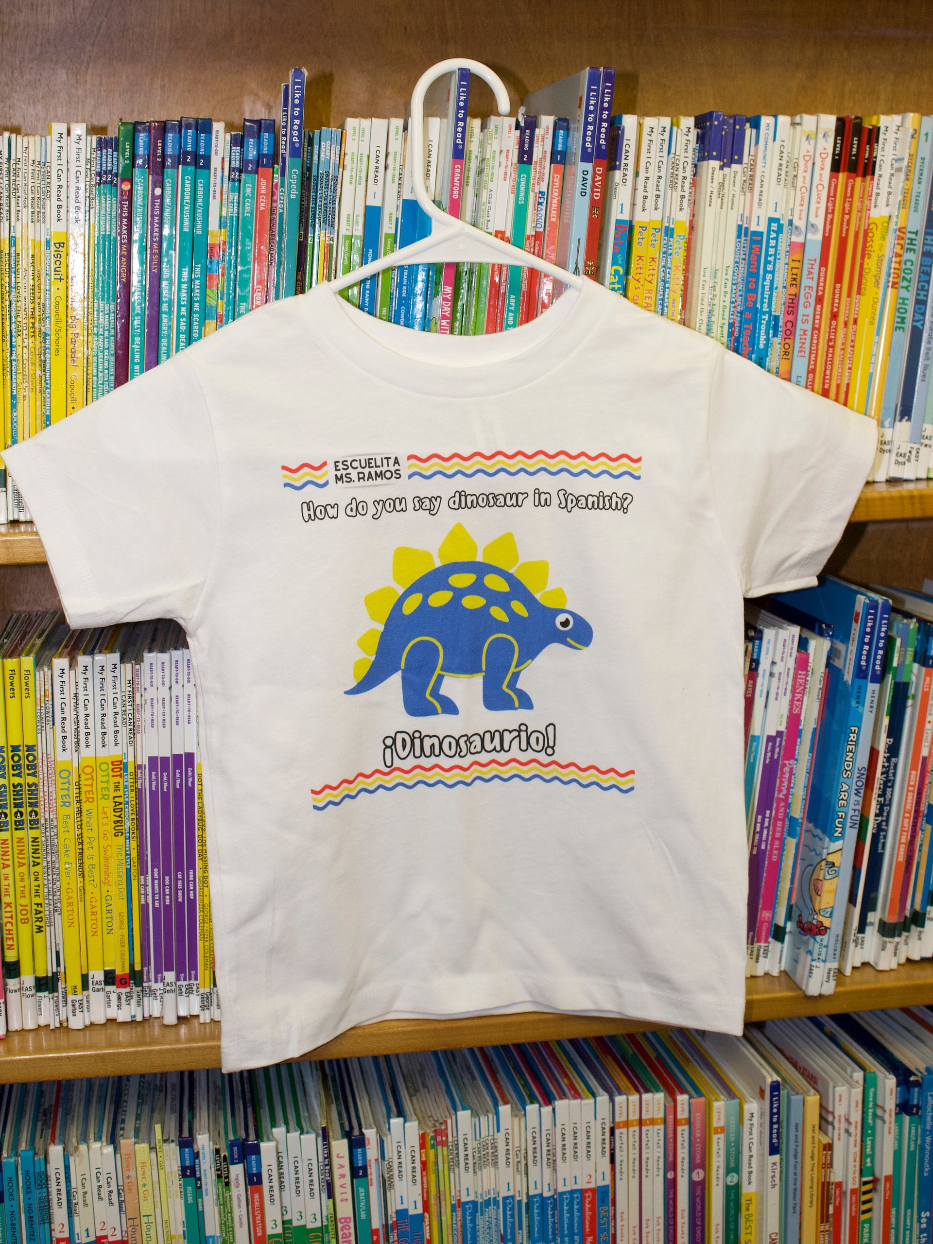¡Dinosaurio! Toddler T-Shirt with Yellow Spikes product image (2)