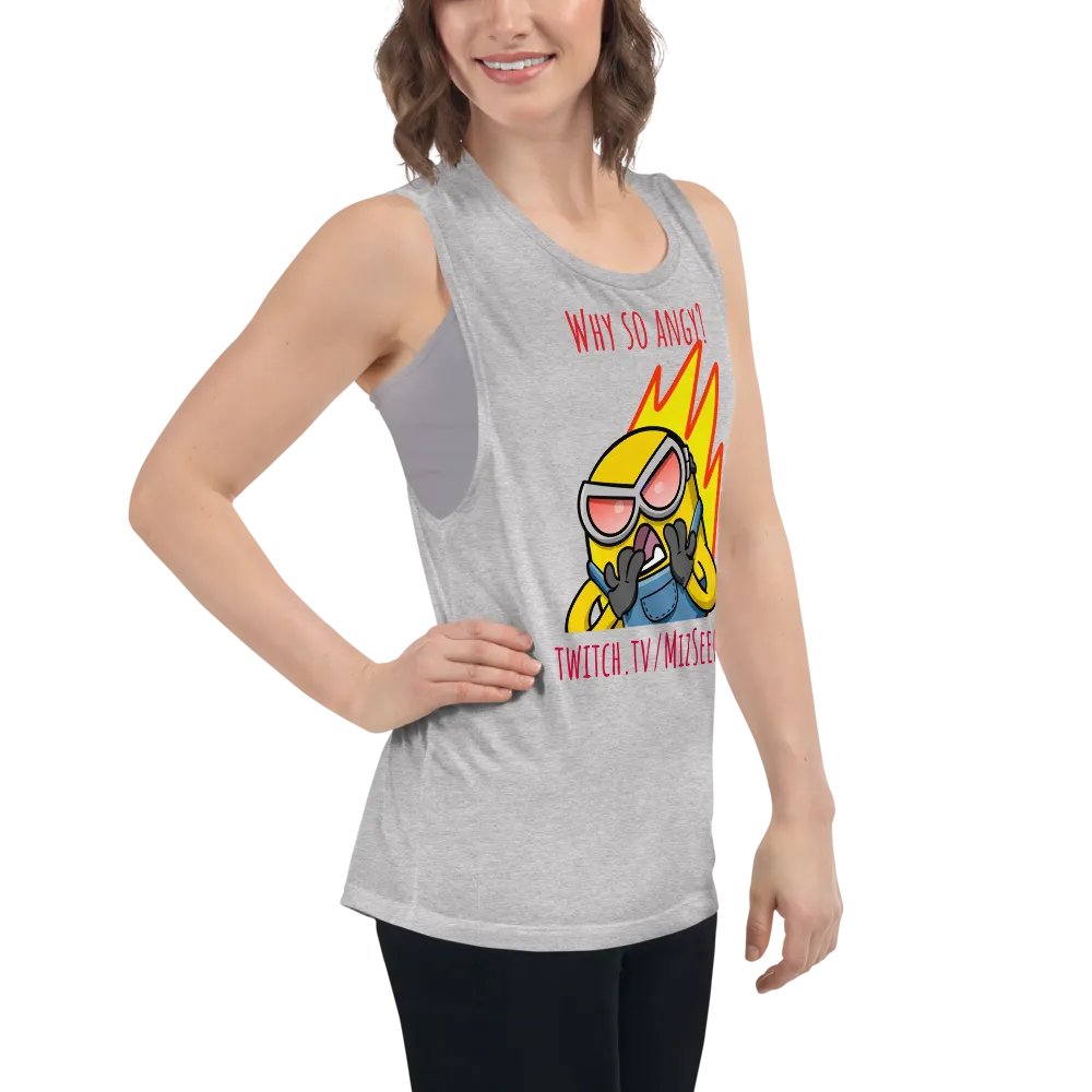 Women's Why so Angy Muscle Tank product image (7)
