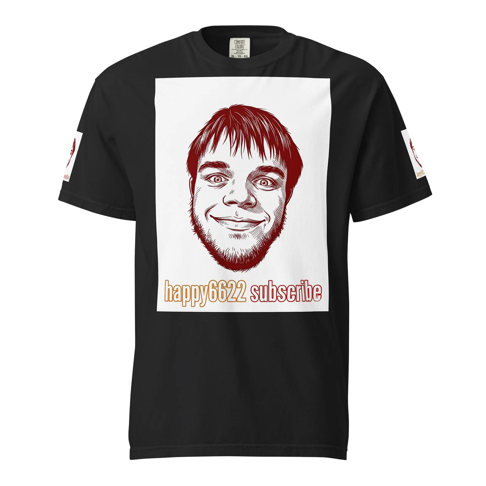 Happy6622 Subscribe Smiling Face Tee product image (1)