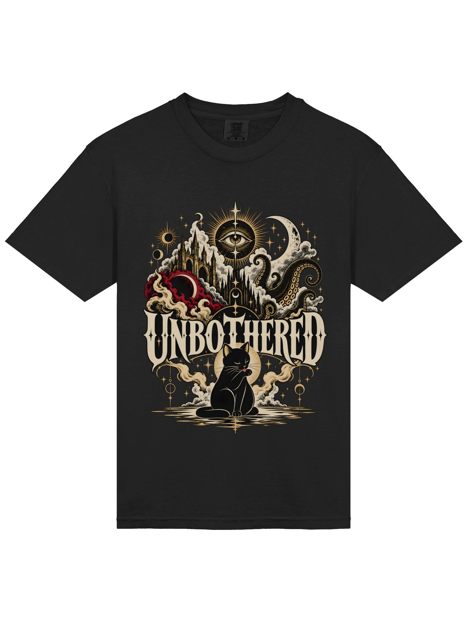 Unbothered Occult Cat T-Shirt product image (1)