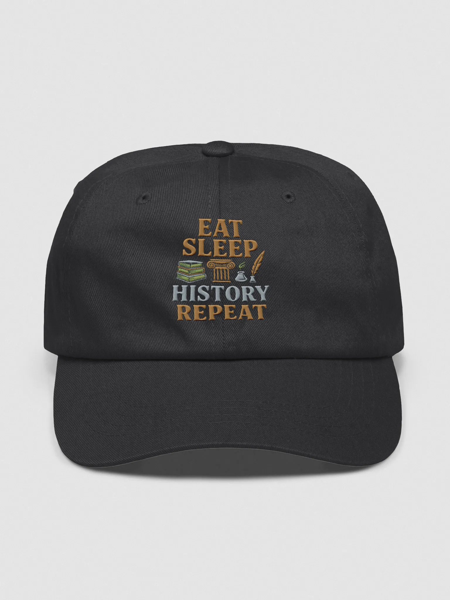 Eat Sleep History Repeat Hat – Retro Cap for History Teachers product image (5)