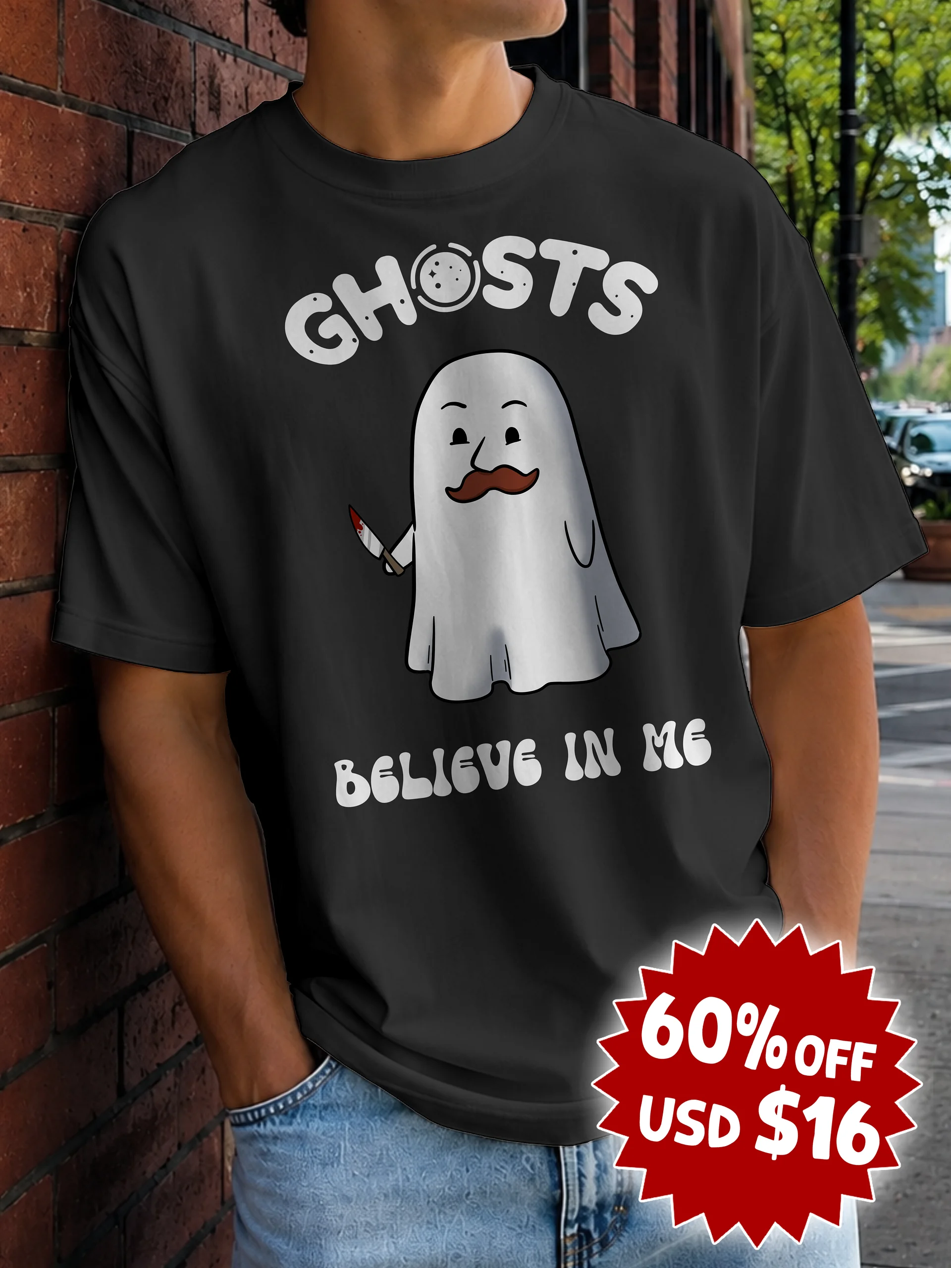Ghosts Believe In Me Limited Edition Halloween T Shirt product image (1)