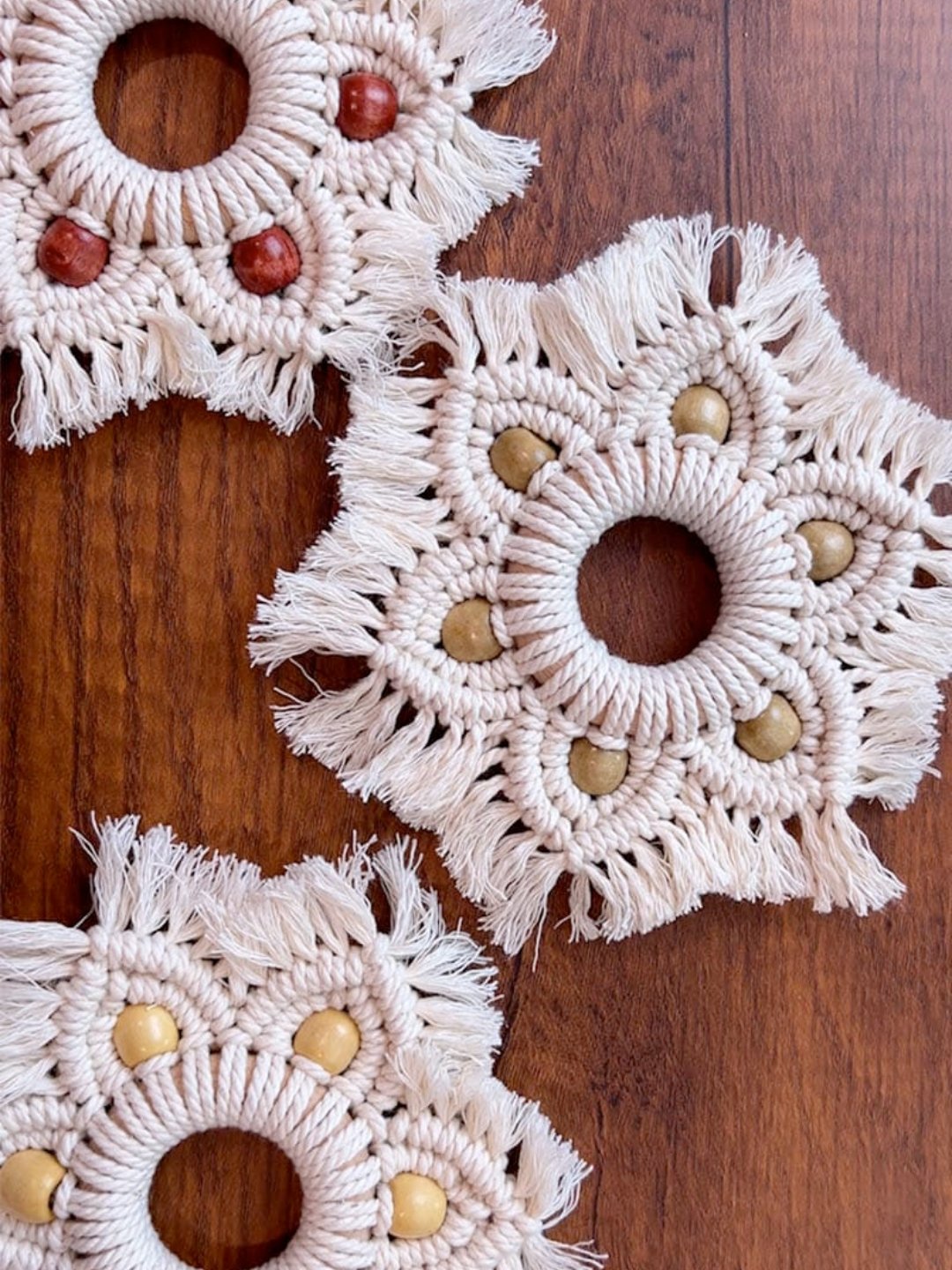 Macrame Snowflake Ornament Pattern (Digital PDF Pattern) product image (5)