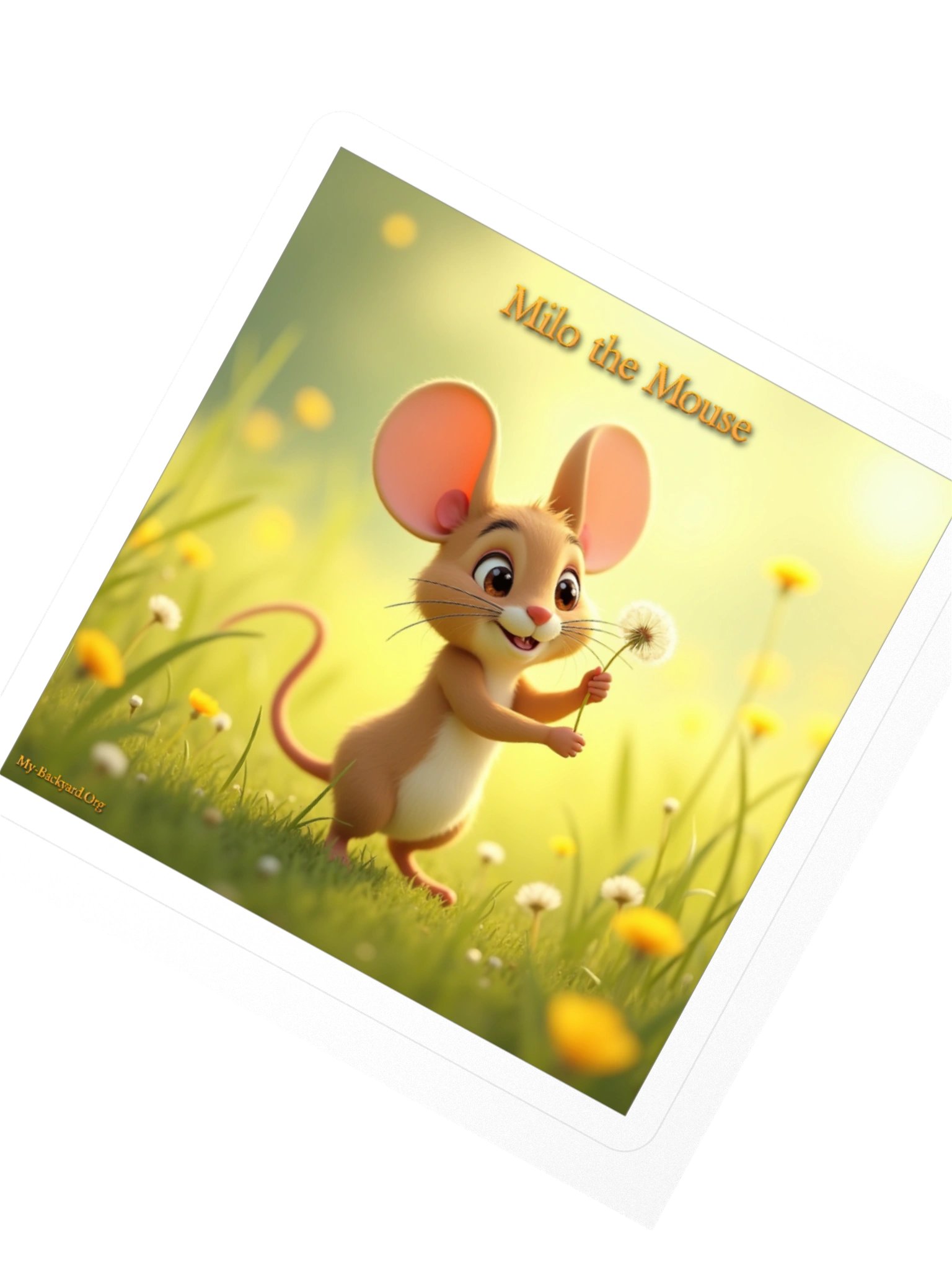 Milo the Mouse Meadow Sticker product image (3)