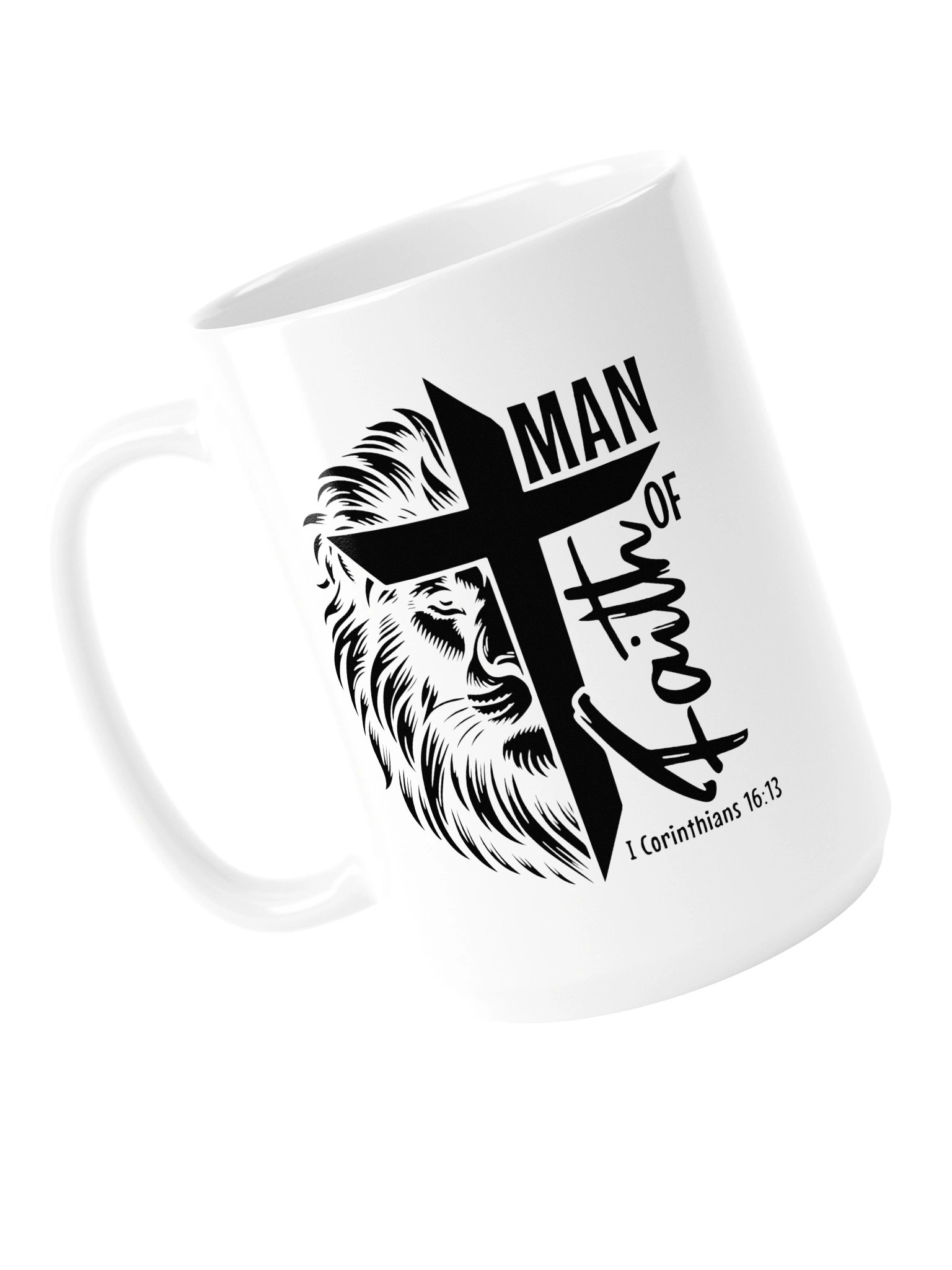 002-Man Of Faith Majestic Lion Mug product image (5)