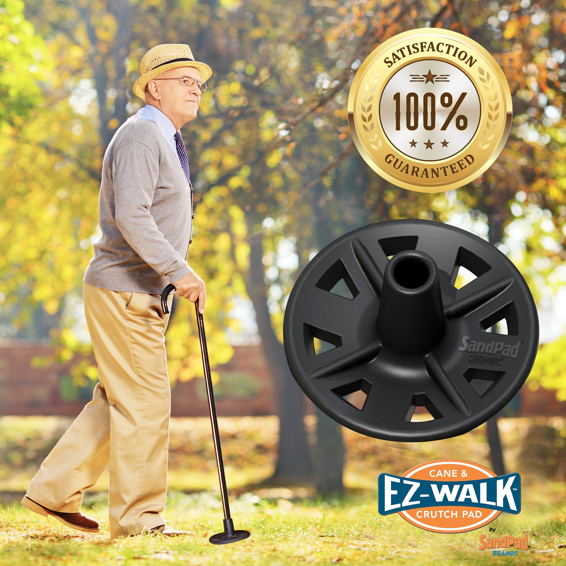 EZ-Walk Stabilizer Cane Tip Single product image (8)