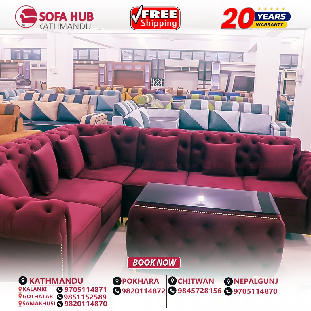 Luxury Corner Sofa - Sofa Hub Kathmandu product image (1)