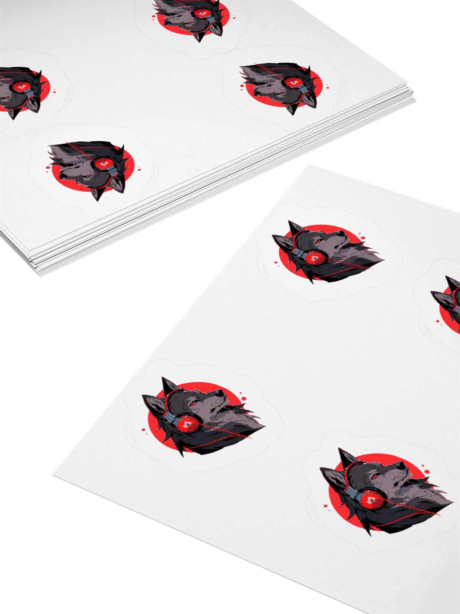 Wolf Beats Vinyl Stickers product image (10)