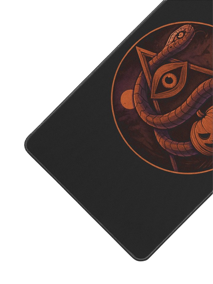 MIDNIGHT HARVEST DESK MAT – 12"x22" [BLACK BACKGROUND] product image (2)