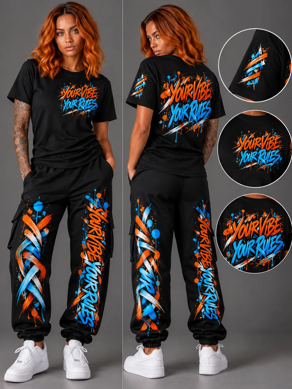 Your Vibe. Your Rules. – Urban Graffiti Tee product image (1)