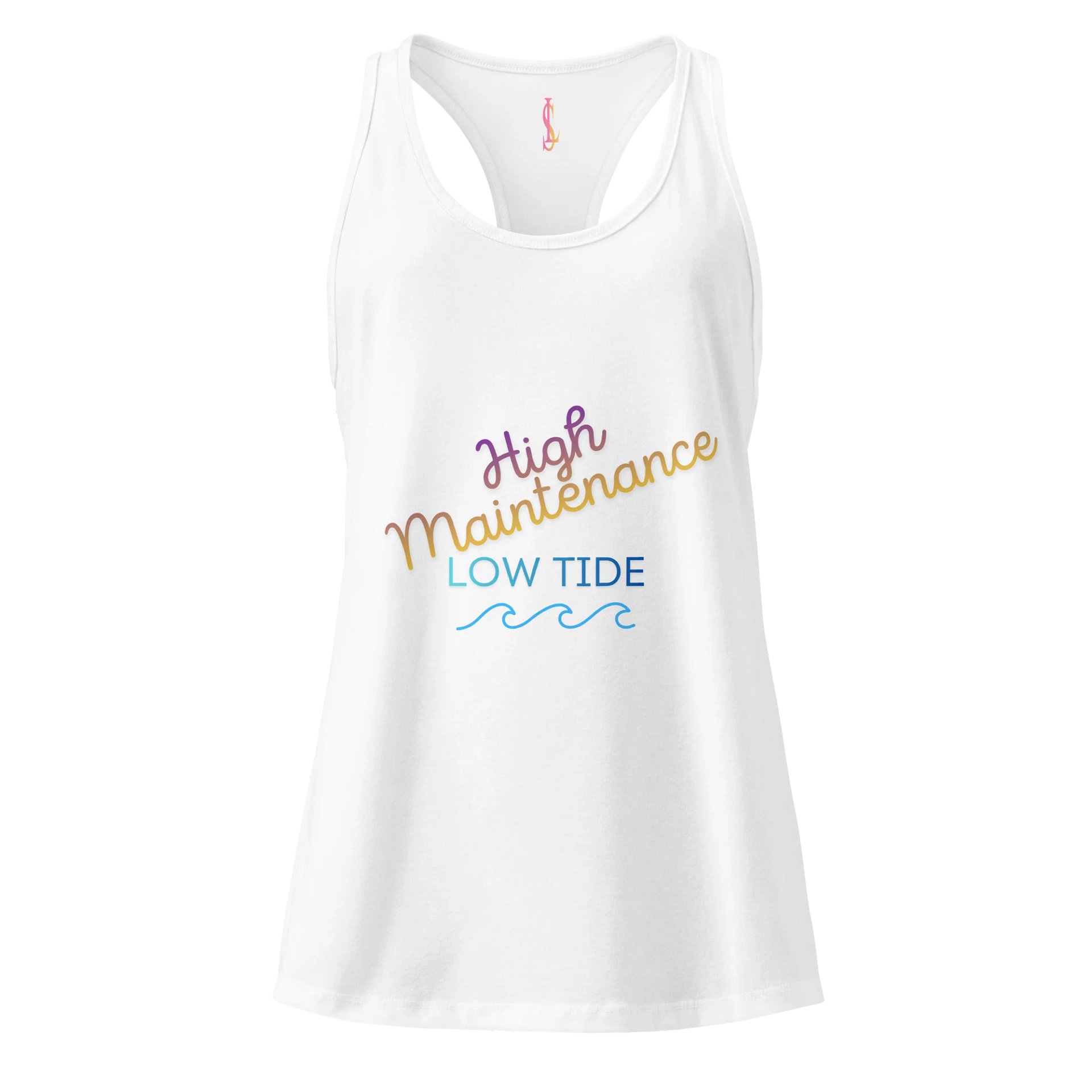 High Maintenance/Low Tide Racerback Tank product image (2)