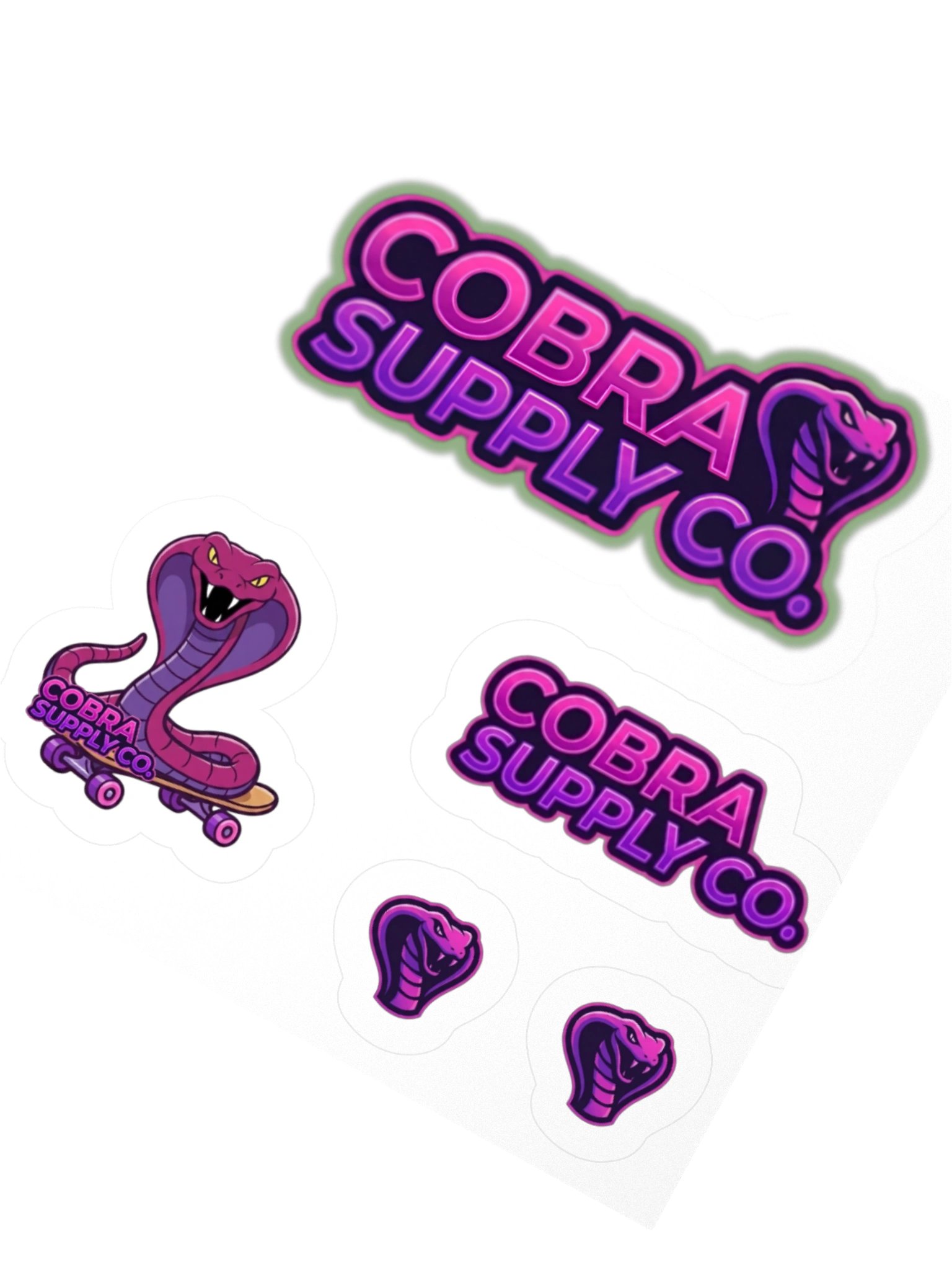 Cobra Supply Co. Neon Kiss Cut Stickers product image (6)