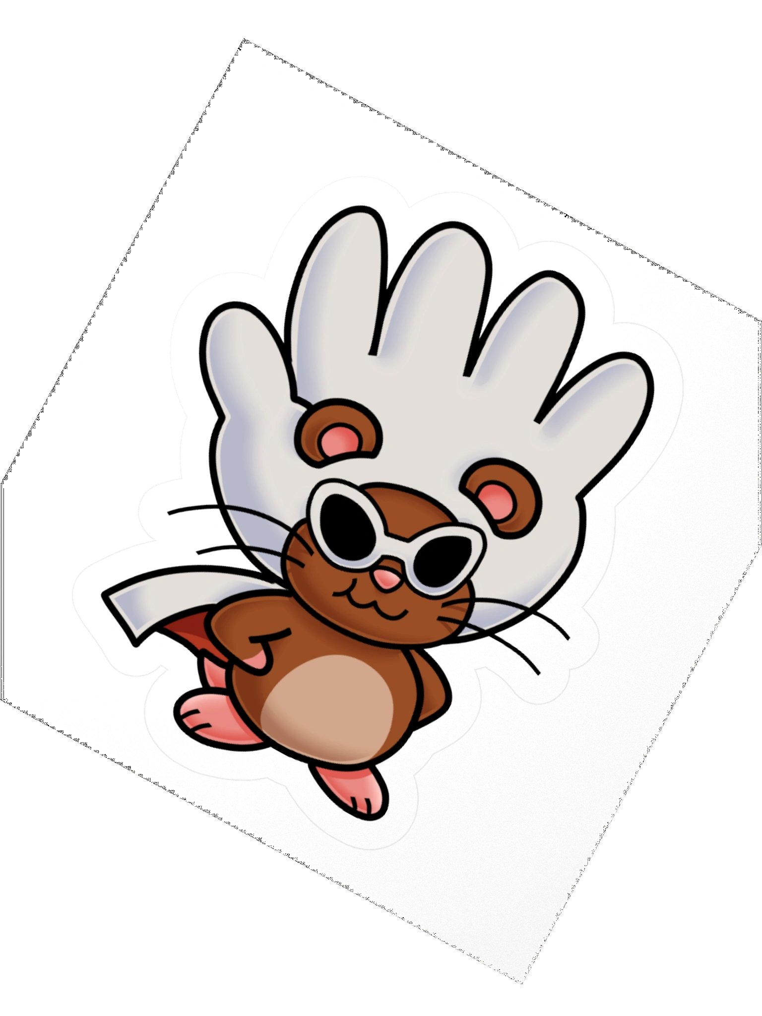 Hamburger Helper Hampter Sticker product image (4)