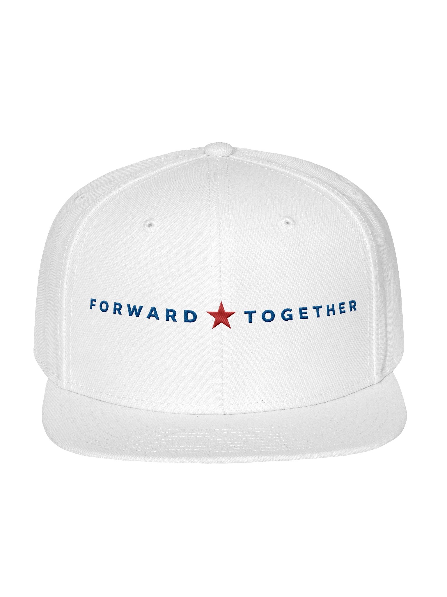 Forward Together Black Flat Brim Snapback Hat product image (1)
