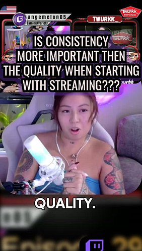 Stop waiting for the perfect setup! Start streaming now. @angemelon05 #streamingadvice #growthmindset #contentcreator