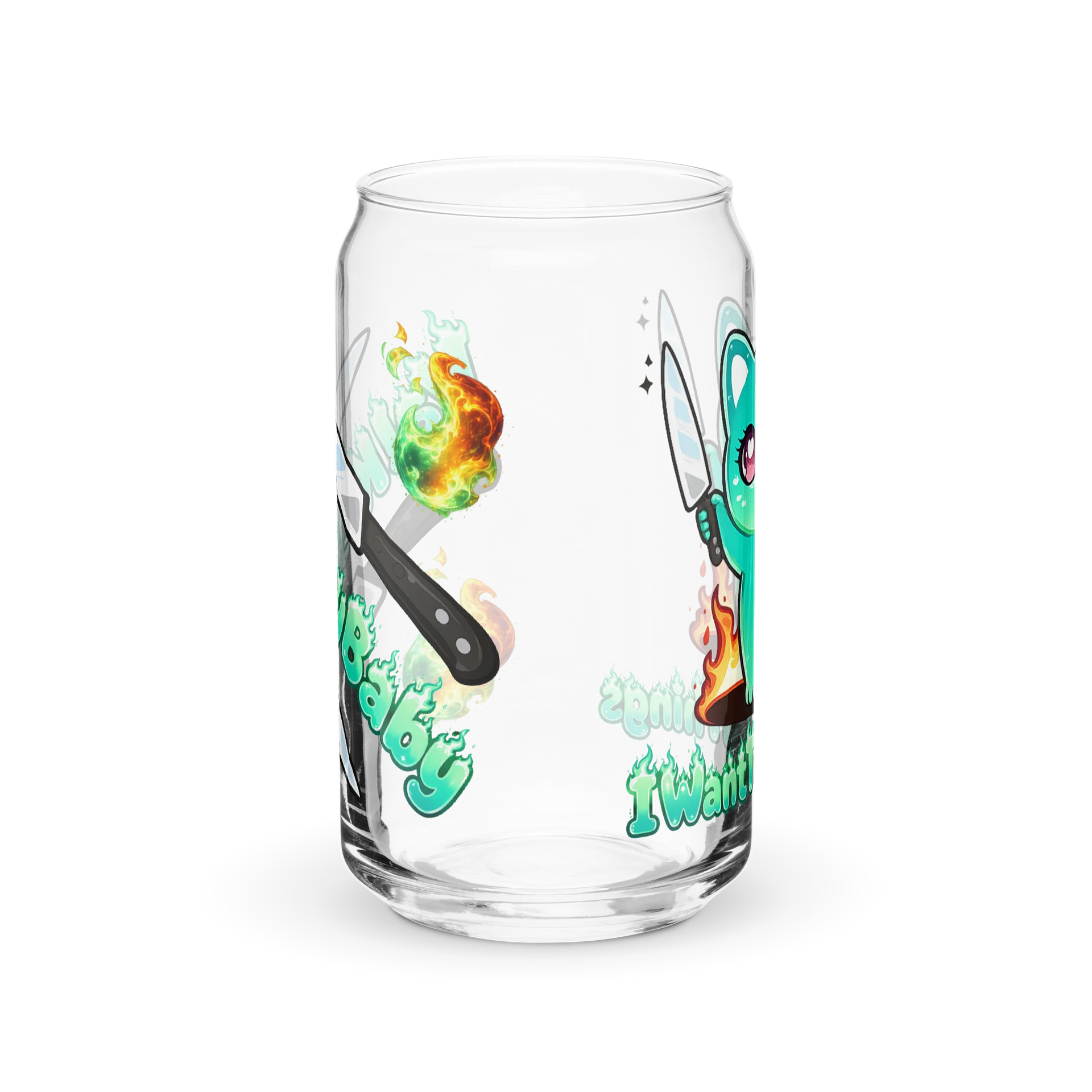 Burn things Glass cup product image (6)